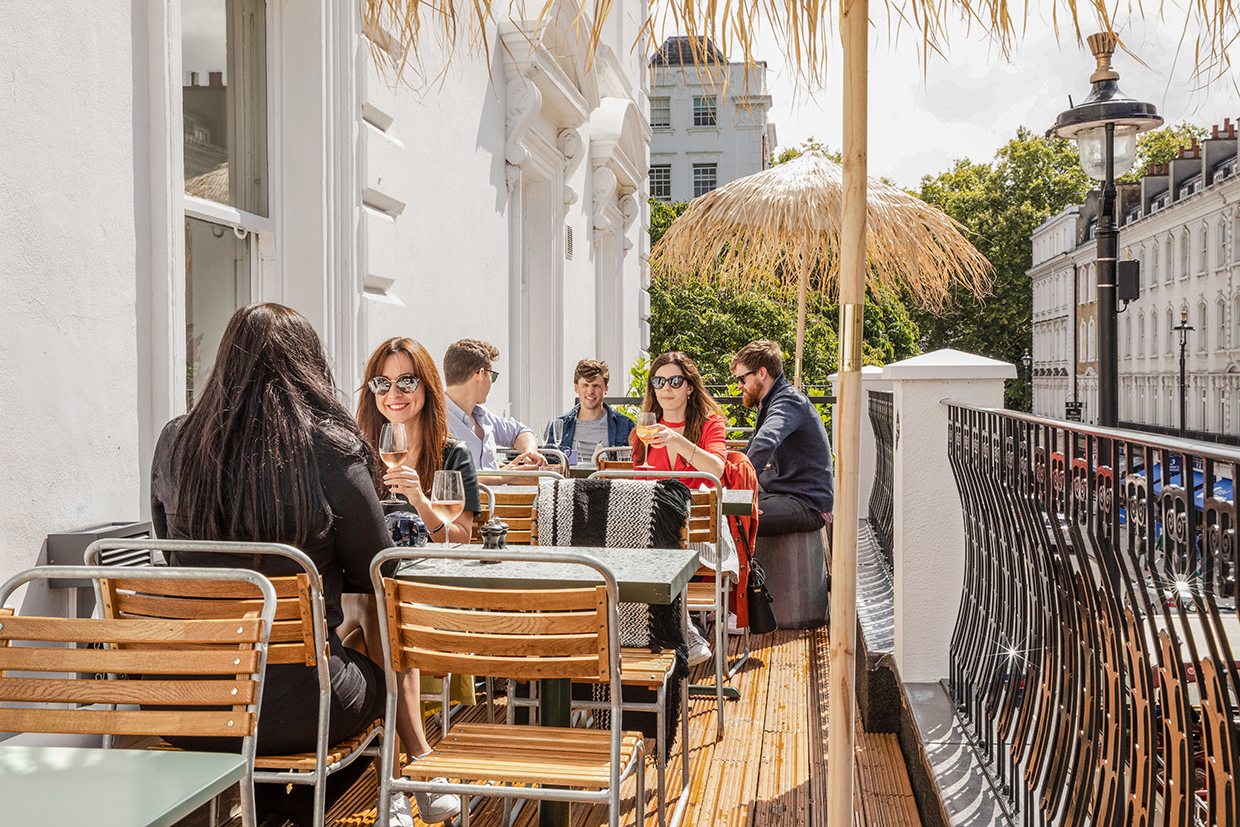 Our terrace is officially open